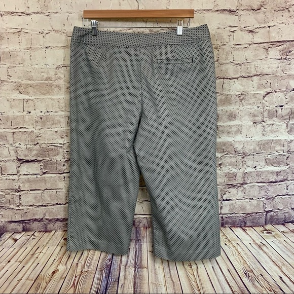 East 5th Black Geometric Print Wide Leg Crop Pants - Picture 12 of 12